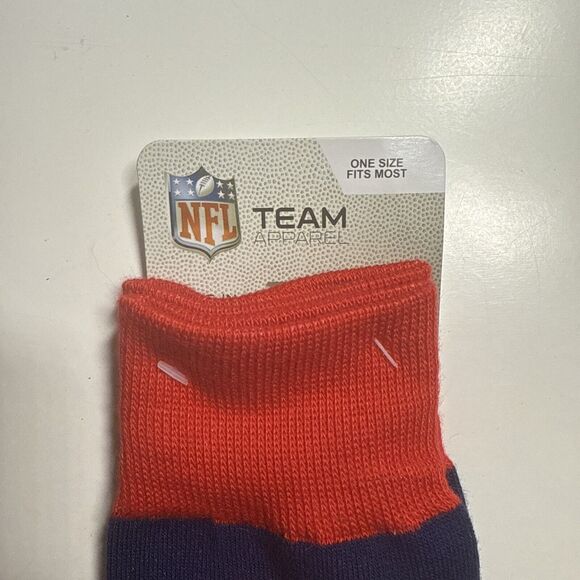 NEW ENGLAND PATRIOTS NFL TEAM APPAREL MEN'S SOCKS LARGE 10-13 ARGYLE ACRYLIC - Picture 3 of 3